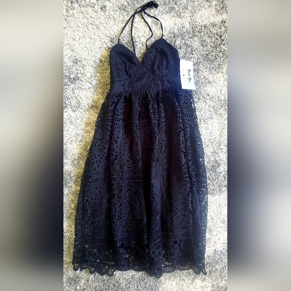 Bundle Only: Just Me Lace And Lined Open corset Women party Cocktail Dress. Sz.M - Picture 2 of 13